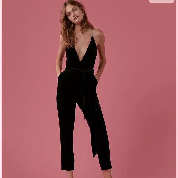 Express Black Jumpsuit - Picture 1 of 7